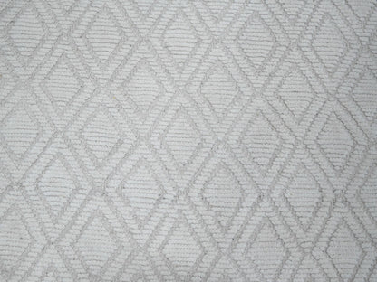Ivory 9'1" x 12'1" Tribal Hand knotted Wool Rug - Sku: O089180