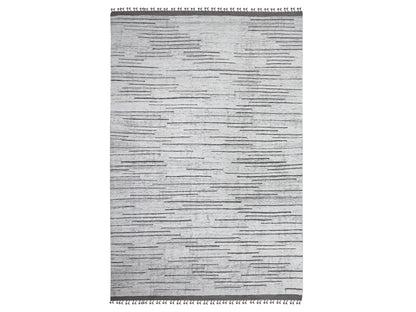 Ivory 8'11" x 13'2" Tribal Hand knotted Wool Rug - Sku: O089190
