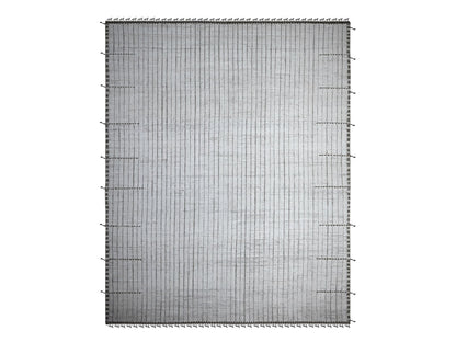 Ivory 12'2" x 15'2" Tribal Hand knotted Wool Rug - Sku: O089192