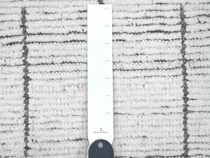 Ivory 11'11" x 16'2" Tribal Hand knotted Wool Rug - Sku: O089193
