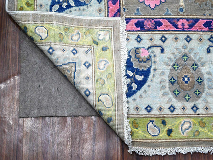 Grey 6'0" x 8'8" Tribal Hand knotted Wool Rug - Sku: O089233