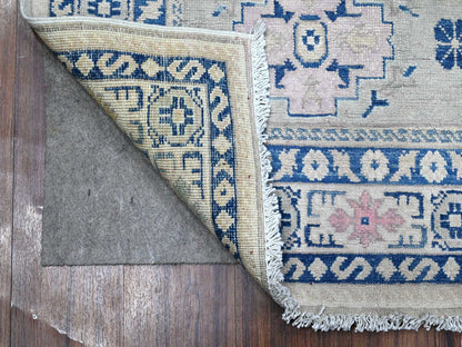 Grey 4'9" x 6'9" Tribal Hand knotted Wool Rug - Sku: O089238