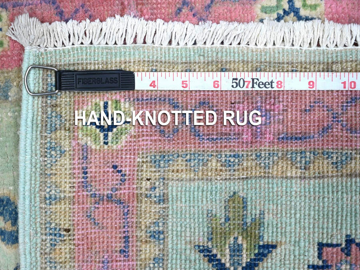 Kazak Tribal hand-knotted wool rug in Blue, 2'0" x 2'9", SKU O089248