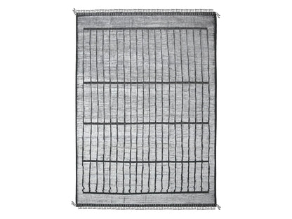 Ivory 9'11" x 14'0" Tribal Hand knotted Wool Rug - Sku: O089315