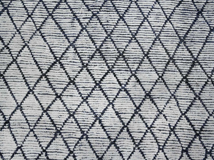 Ivory 9'1" x 12'4" Tribal Hand knotted Wool Rug - Sku: O089334
