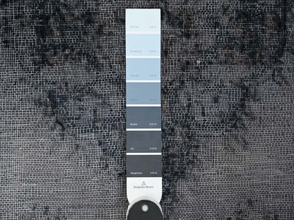 Grey 9'8" x 12'6" Vintage Hand knotted Wool Rug - Sku: O089452