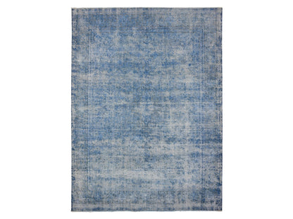 Kerman Vintage hand-knotted wool rug in Blue, 9'8" x 12'10", SKU O089453