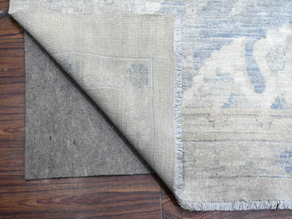 Ivory 18'6" x 24'2" Vintage Hand knotted Wool Rug - Sku: O089478