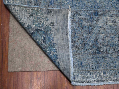 Overdyed 9'7" x 13'1" Vintage Hand knotted Wool Rug - Sku: O089479