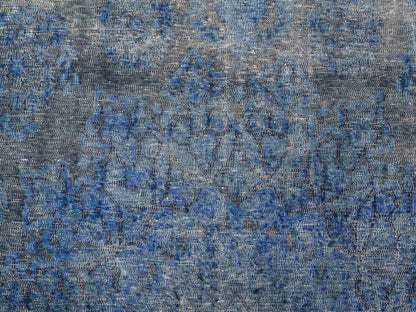 Overdyed 9'7" x 13'1" Vintage Hand knotted Wool Rug - Sku: O089479