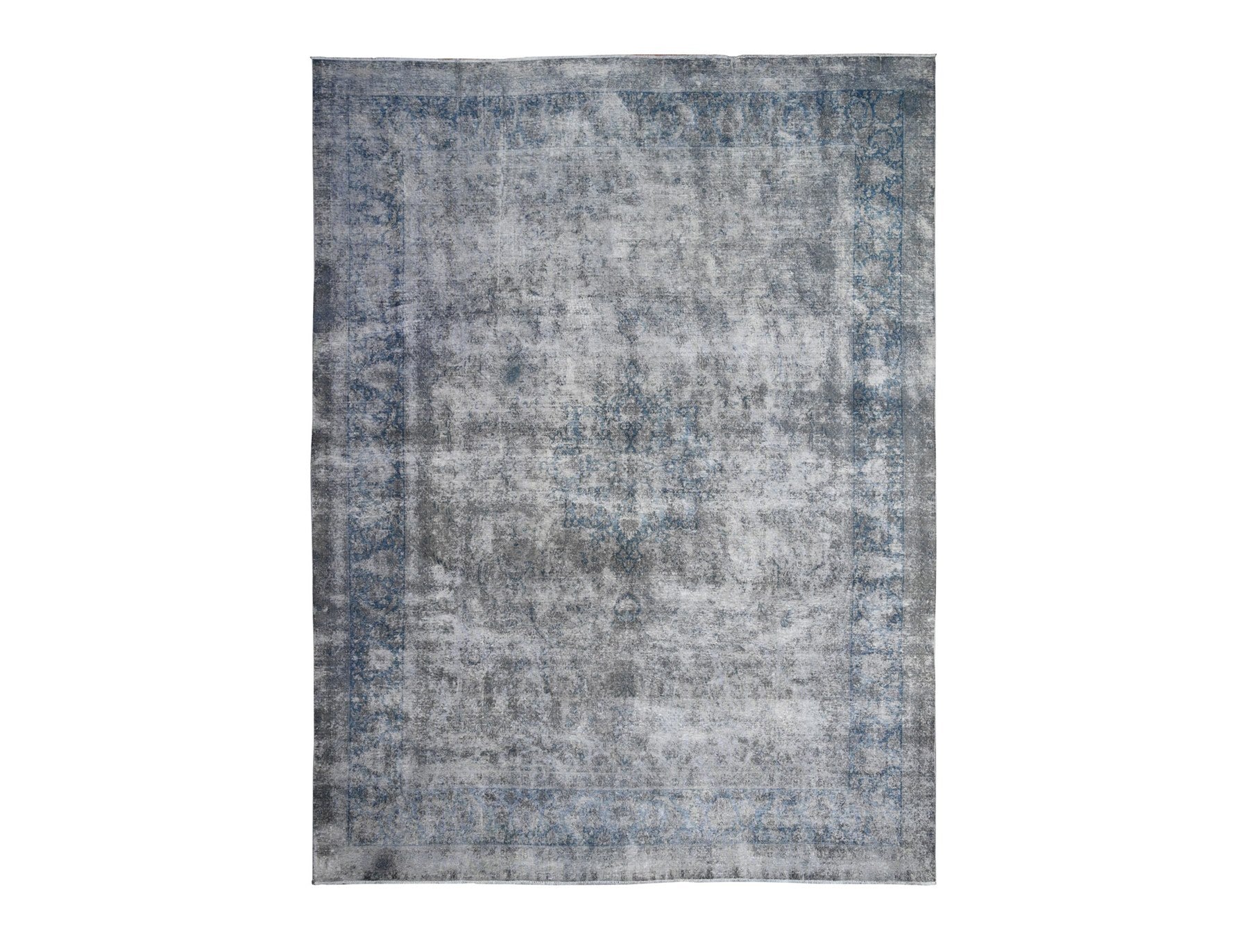 Overdyed 9'11" x 13'0" Vintage Hand knotted Wool Rug - Sku: O089480