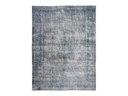 Overdyed 9'11" x 13'0" Vintage Hand knotted Wool Rug - Sku: O089480