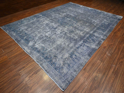 Overdyed 9'11" x 13'0" Vintage Hand knotted Wool Rug - Sku: O089480