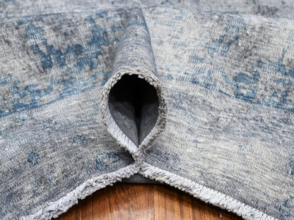 Overdyed 9'11" x 13'0" Vintage Hand knotted Wool Rug - Sku: O089480