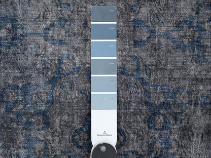 Overdyed 9'11" x 13'0" Vintage Hand knotted Wool Rug - Sku: O089480