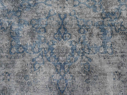 Overdyed 9'11" x 13'0" Vintage Hand knotted Wool Rug - Sku: O089480