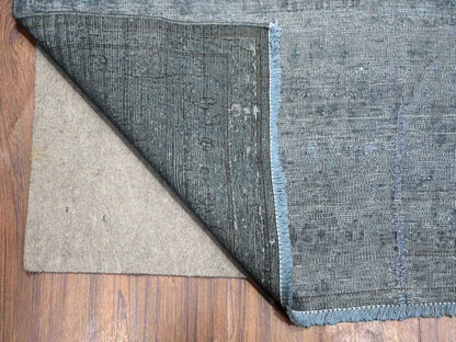 Overdyed 9'6" x 12'5" Vintage Hand knotted Wool Rug - Sku: O089481