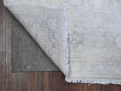 Ivory 1'11" x 2'9" Oushak And Peshawar Hand knotted Wool Rug - Sku: O089504