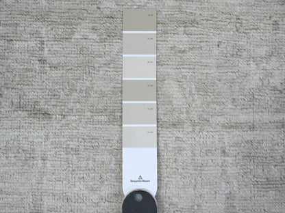 Oushak hand-knotted wool runner in Gray, 2'9" x 11'9", SKU O089535