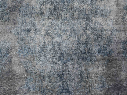 Grey 9'8" x 13'3" Vintage Hand knotted Wool Rug - Sku: O089543