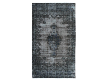 Grey 7'4" x 13'3" Vintage Hand knotted Wool Rug - Sku: O089547