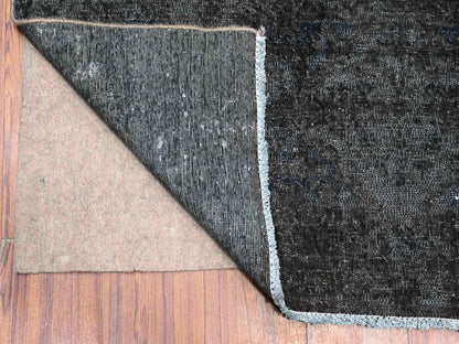 Kerman Vintage hand-knotted wool rug in Gray, 7'4" x 13'3", SKU O089547
