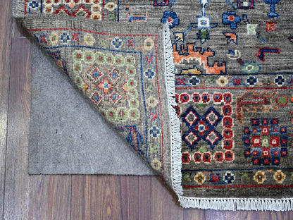 Ziegler Oushak hand-knotted wool runner in Gray, 4' x 16'1", SKU O089669 (view 2)