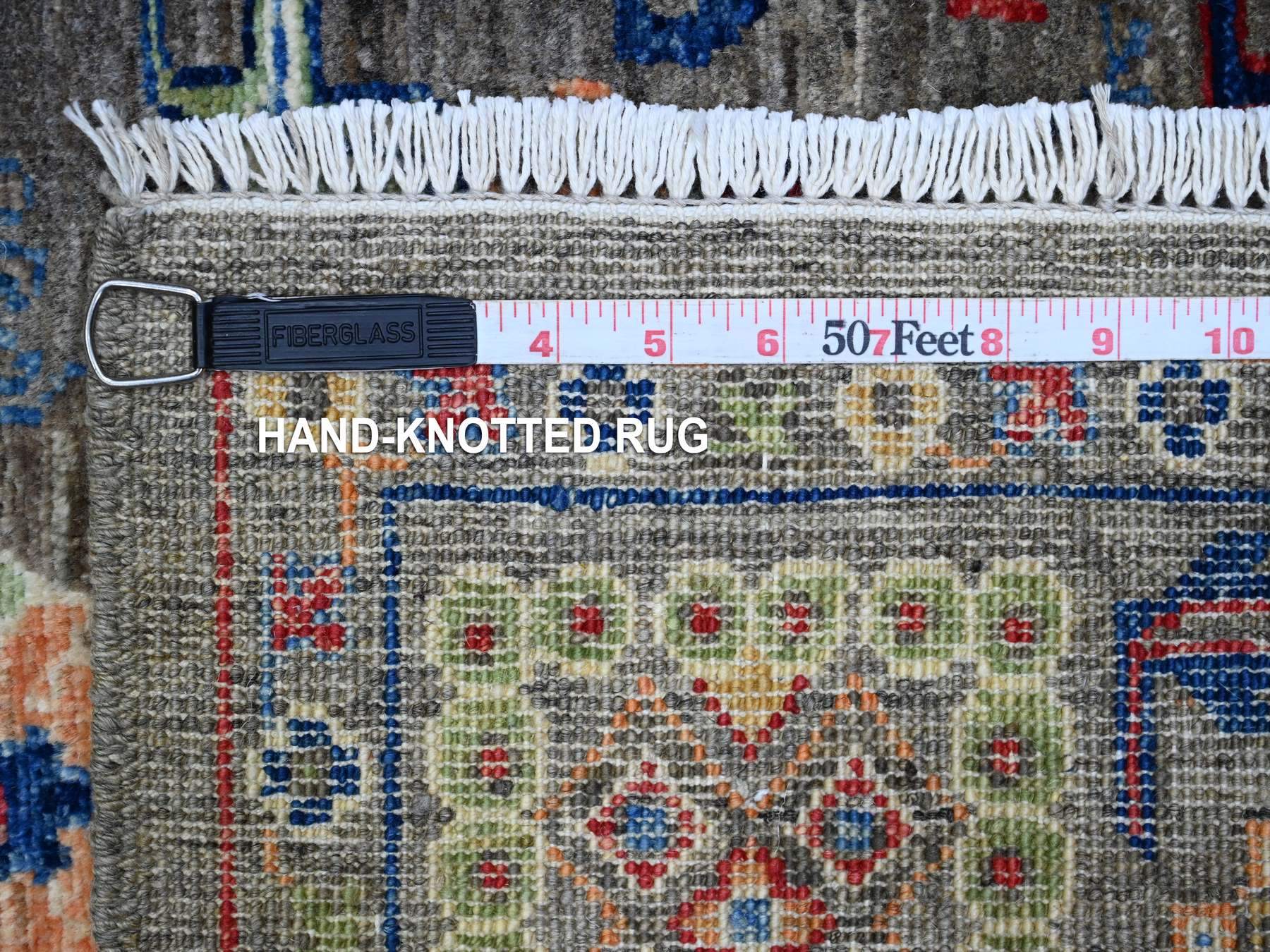 Ziegler Oushak hand-knotted wool runner in Gray, 4' x 16'1", SKU O089669 (view 6)