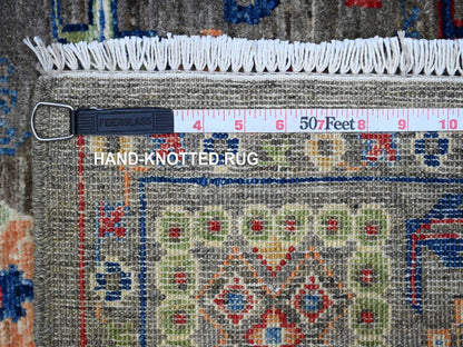 Ziegler Oushak hand-knotted wool runner in Gray, 4' x 16'1", SKU O089669 (view 6)