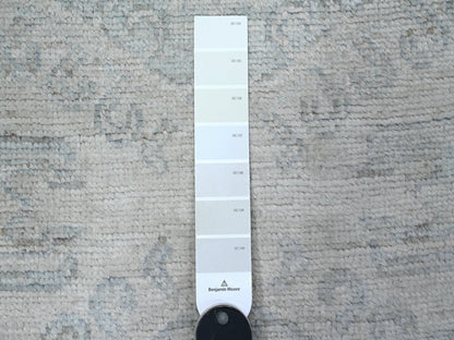 Ivory 2'11" x 9'4" Oushak And Peshawar Hand knotted Wool Rug - Sku: O089721