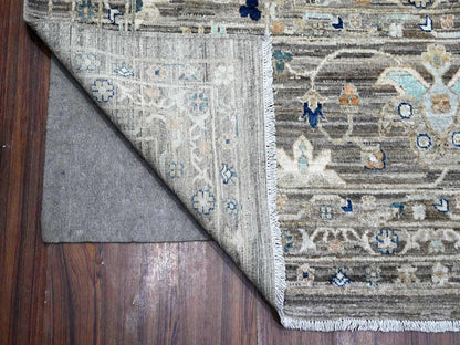 Grey 11'11" x 17'11" Tribal & Geometric Hand knotted Wool Rug - Sku: O089723