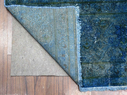 Kerman Vintage hand-knotted wool rug in Overdyed, 7'2" x 12'5", SKU O089725
