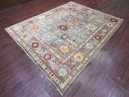 Oushak Oushak hand-knotted wool rug in Gray, 7'10" x 9'9" — SKU O089759 (view 3)