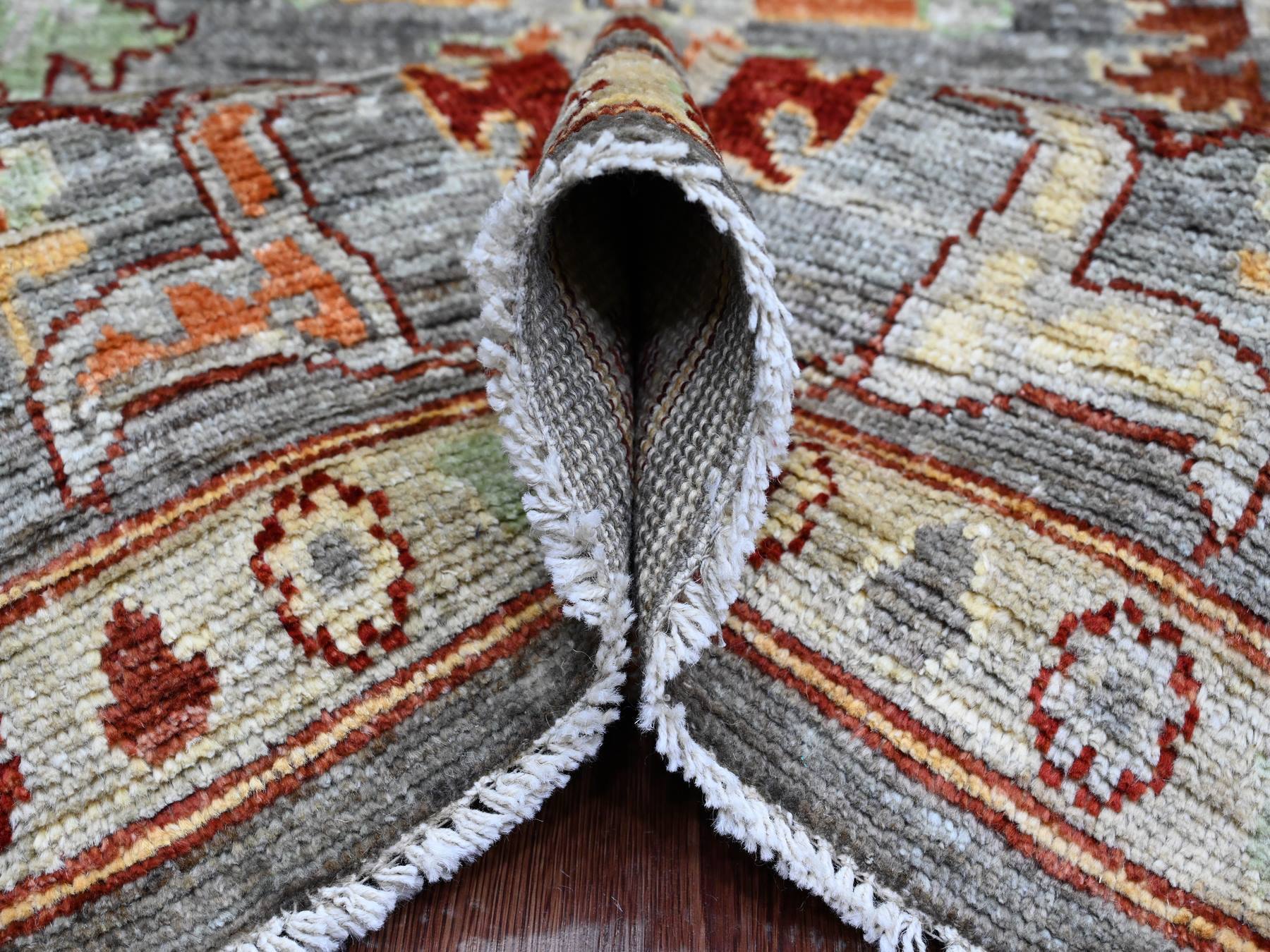 Oushak Oushak hand-knotted wool rug in Gray, 7'10" x 9'9" — SKU O089759 (view 5)