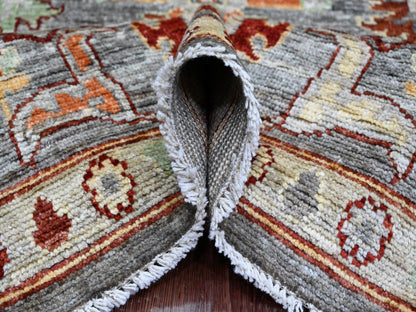 Oushak Oushak hand-knotted wool rug in Gray, 7'10" x 9'9" — SKU O089759 (view 5)