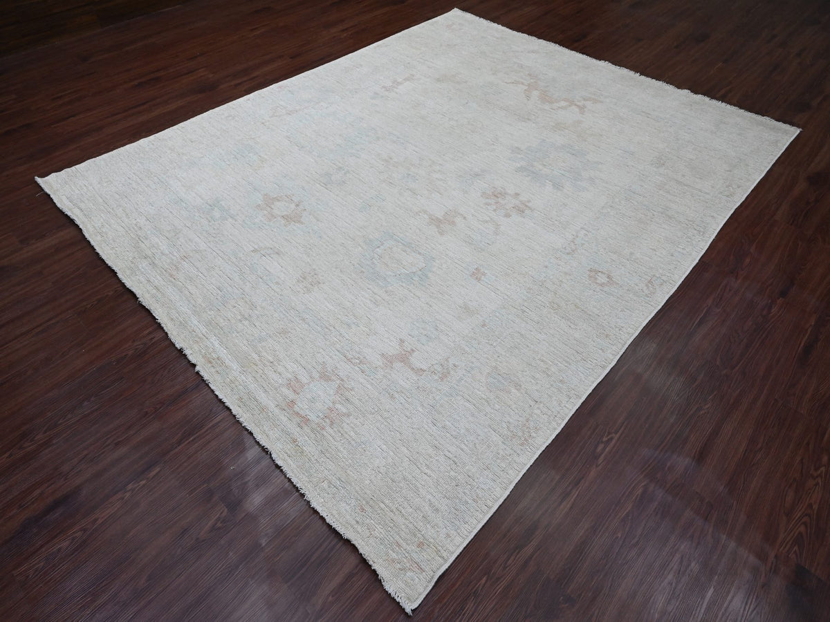 Oushak Oushak hand-knotted wool rug in Gray, 7'11" x 9'7" — SKU O089766 (view 3)