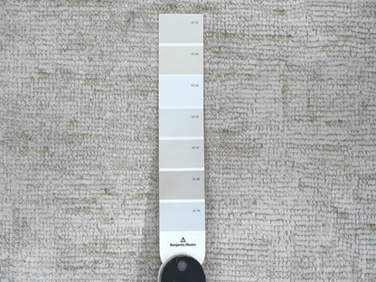 Grey 7'8" x 14'10" Oushak And Peshawar Hand knotted Wool Rug - Sku: O089768