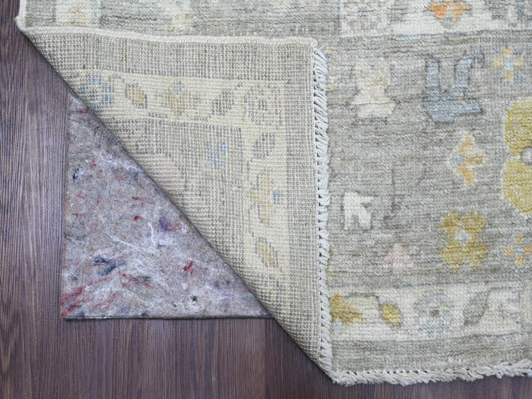 Oushak Oushak hand-knotted wool rug in Gray, 8' x 9'7" — SKU O089769 (view 4)
