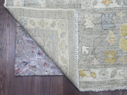Oushak Oushak hand-knotted wool rug in Gray, 8' x 9'7" — SKU O089769 (view 4)