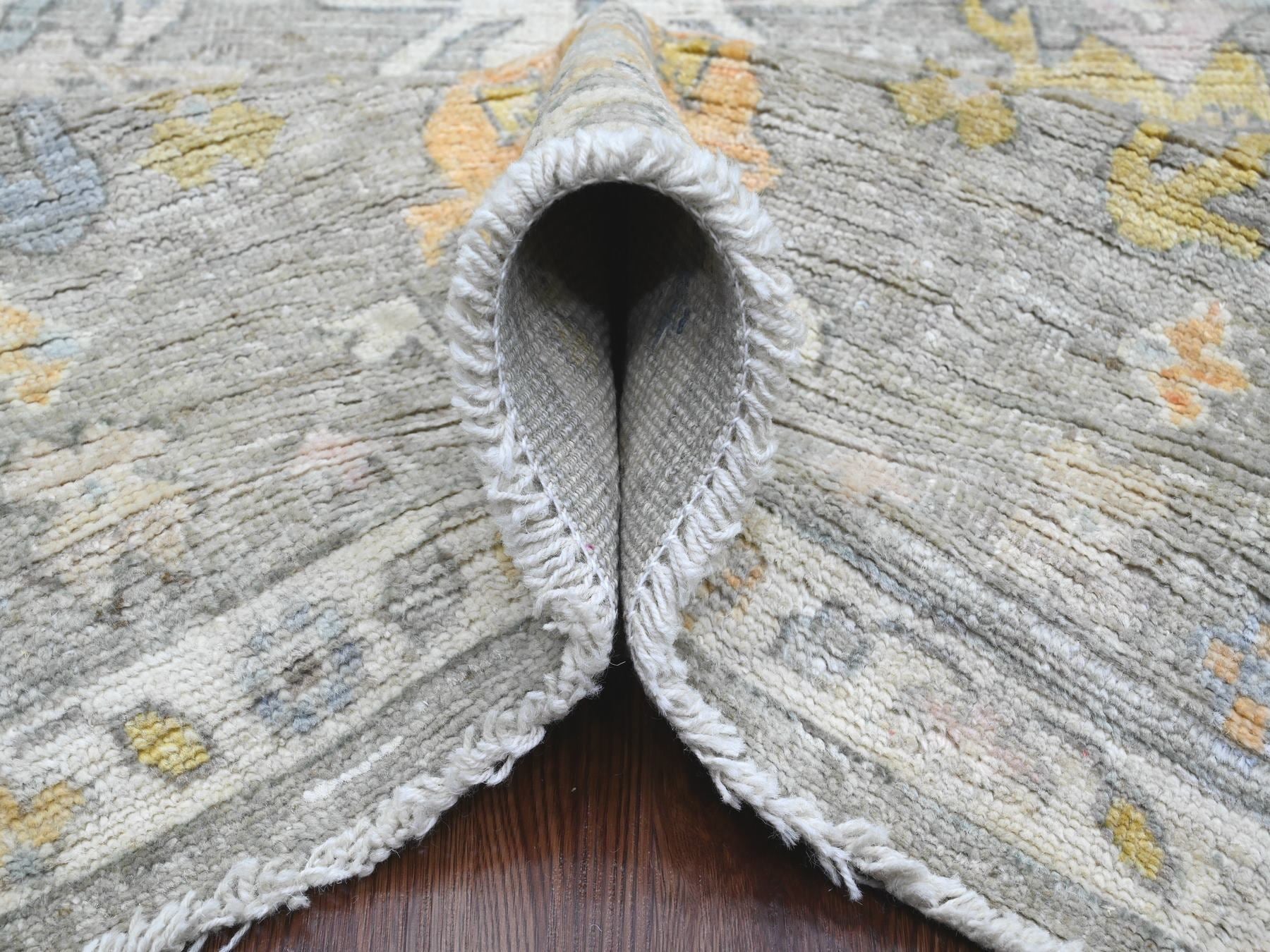 Oushak Oushak hand-knotted wool rug in Gray, 8' x 9'7" — SKU O089769 (view 5)