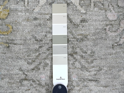 Oushak Oushak hand-knotted wool rug in Gray, 8' x 9'7" — SKU O089769 (view 7)
