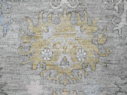 Oushak Oushak hand-knotted wool rug in Gray, 8' x 9'7" — SKU O089769 (view 8)