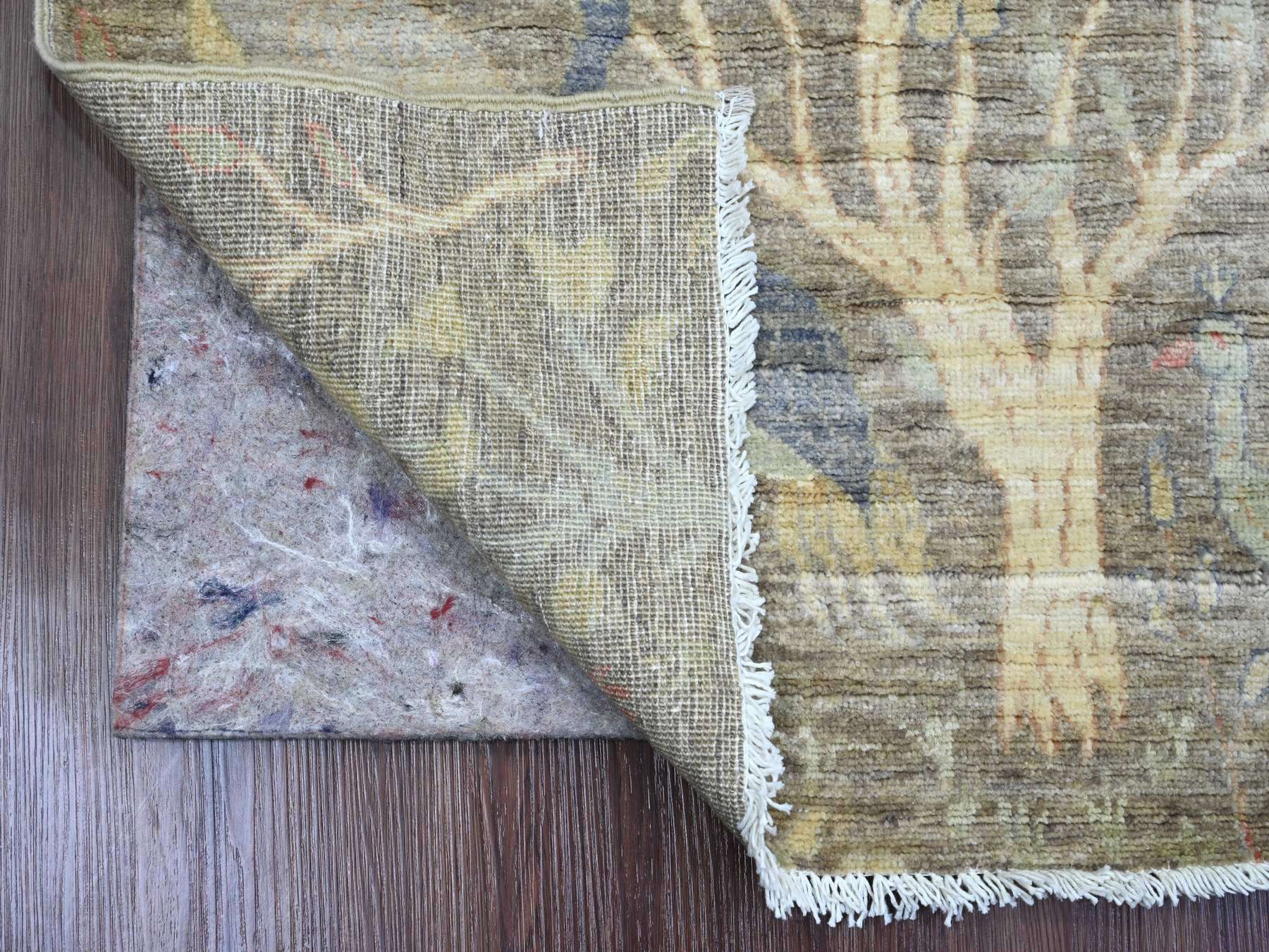 Peshawar Oushak hand-knotted wool runner in Gray, 2'4" x 6'1" — SKU O089840 (view 2)