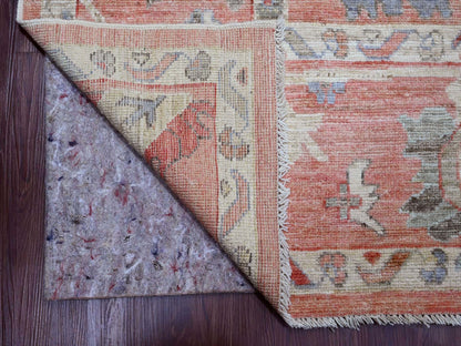 Oushak Oushak hand-knotted wool rug in Red, 8'11" x 11'9" — SKU O089869 (view 4)