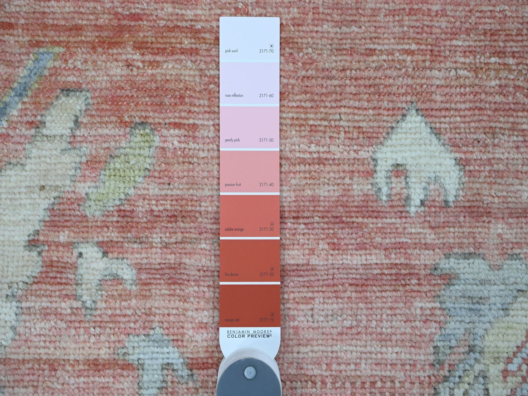 Oushak Oushak hand-knotted wool rug in Red, 8'11" x 11'9" — SKU O089869 (view 7)