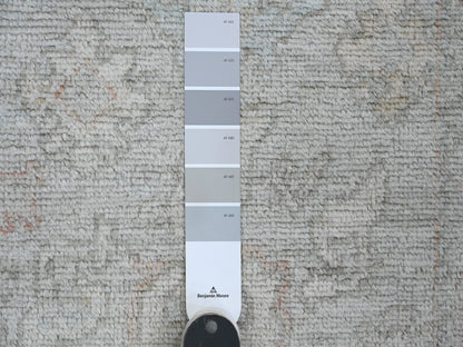 Oushak Oushak hand-knotted wool runner in Gray, 2'8" x 9'8" — SKU O089900 (view 3)