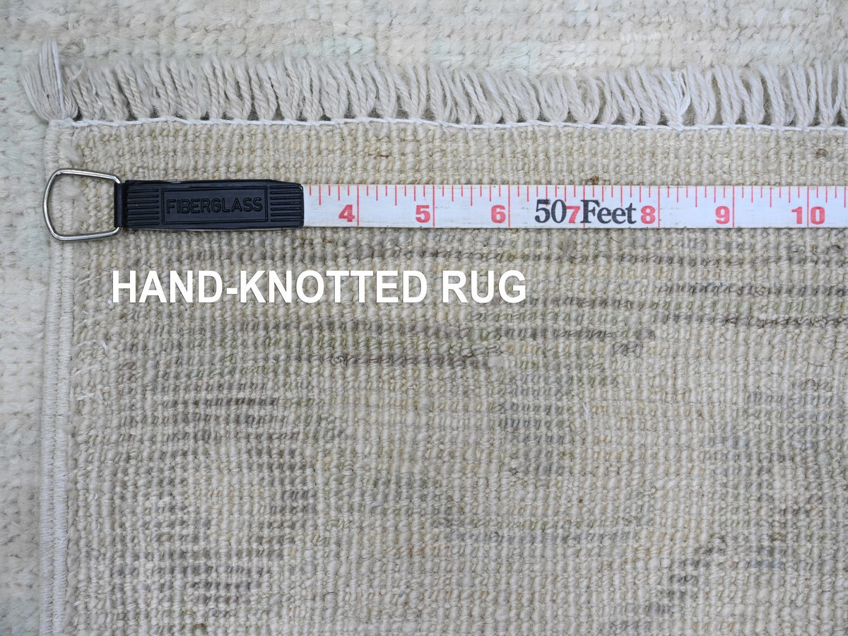 Oushak Oushak hand-knotted wool runner in Gray, 2'7" x 11'7" — SKU O089903 (view 6)