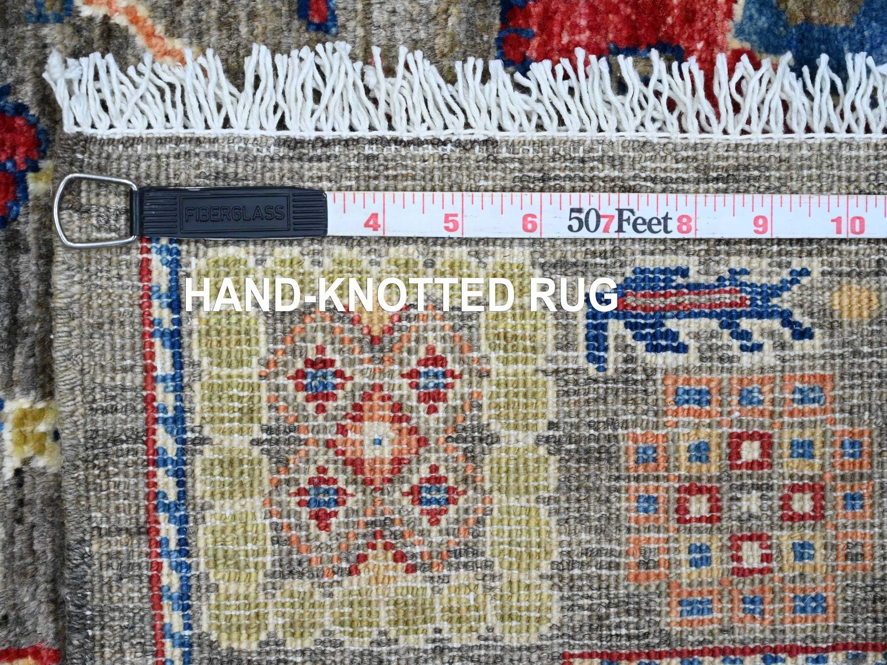Mahal Oushak hand-knotted wool rug in Gray, 3'1" x 4'11" — SKU O089918 (view 6)