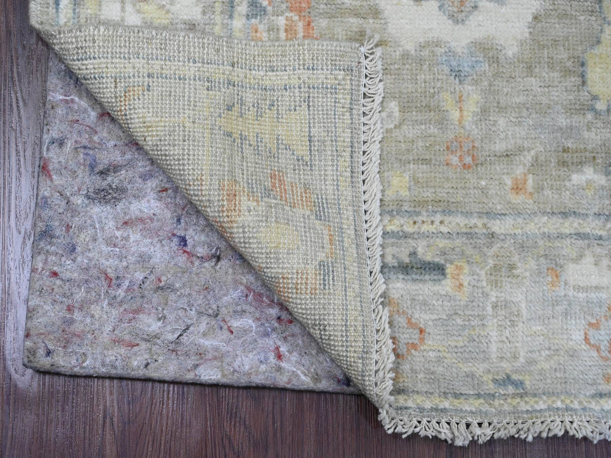 Oushak Oushak hand-knotted wool runner in Gray, 2'8" x 11'8" — SKU O089922 (view 2)