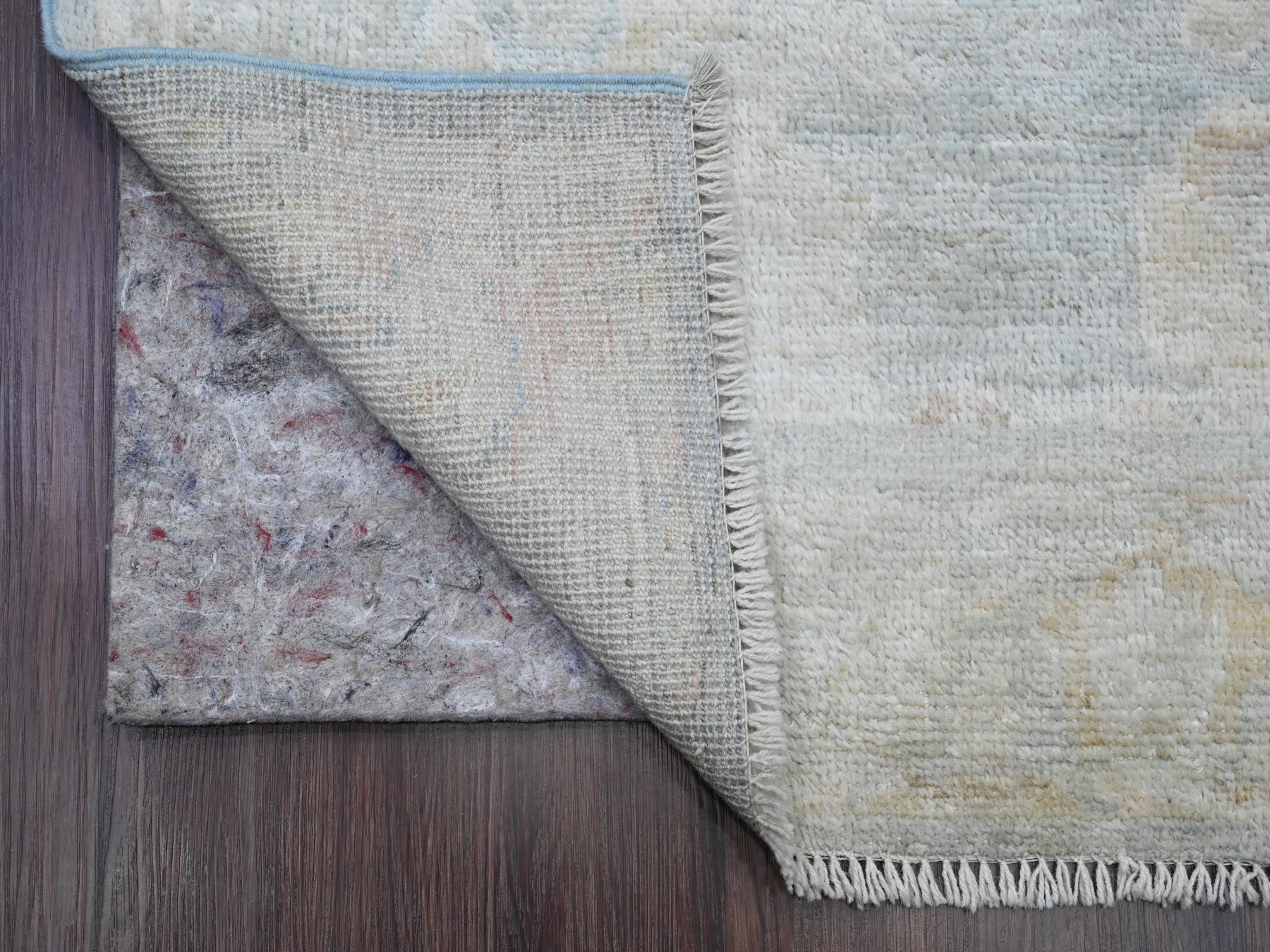 Oushak Oushak hand-knotted wool runner in Gray, 3'1" x 15'6" — SKU O089928 (view 2)